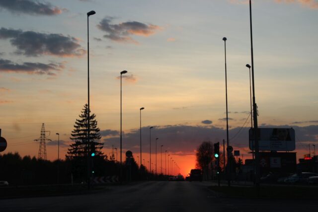 Kompozytowe słupy oświetleniowe